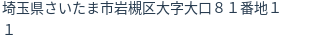 住所(登記所在地)