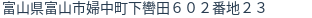 住所(登記所在地)