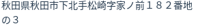 住所（登記所在地）