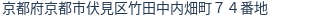 住所(登記所在地)