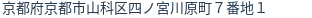住所（登記所在地）