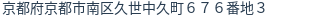 住所(登記所在地)