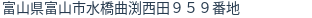 住所(登記所在地)