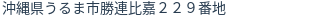 住所(登記所在地)