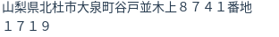 住所(登記所在地)
