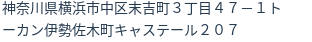 住所(登記所在地)