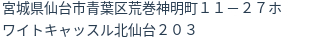 住所(登記所在地)