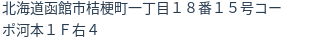 住所(登記所在地)