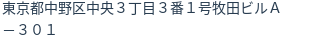 住所(登記所在地)