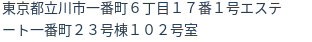 住所(登記所在地)