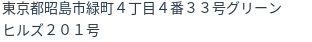 住所(登記所在地)
