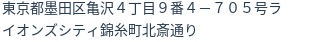 住所(登記所在地)