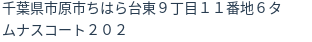 住所（登記所在地）