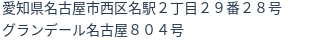 住所(登記所在地)