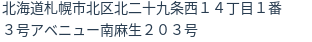 住所(登記所在地)