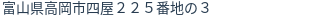 住所(登記所在地)