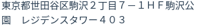 住所(登記所在地)