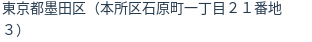 住所（登記所在地）