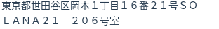 住所（登記所在地）