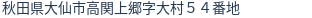 住所(登記所在地)
