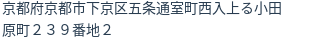 住所(登記所在地)