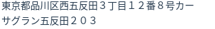 住所(登記所在地)