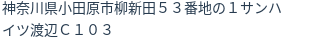 住所(登記所在地)