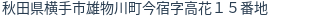 住所（登記所在地）