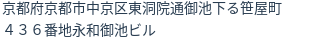 住所（登記所在地）