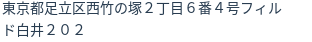 住所（登記所在地）