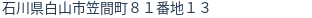 住所（登記所在地）