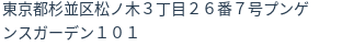 住所(登記所在地)