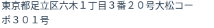 住所(登記所在地)