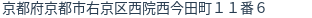 住所(登記所在地)