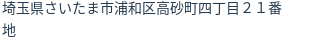 住所（登記所在地）