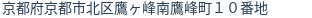 住所（登記所在地）