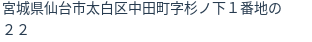 住所(登記所在地)
