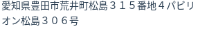 住所(登記所在地)