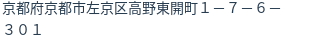 住所（登記所在地）