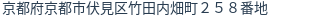 住所（登記所在地）