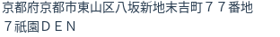 住所(登記所在地)