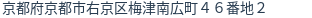 住所(登記所在地)
