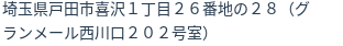 住所（登記所在地）