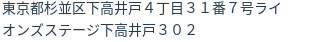 住所(登記所在地)
