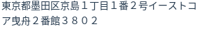 住所(登記所在地)