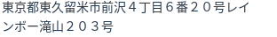 住所(登記所在地)