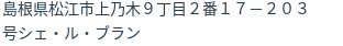 住所(登記所在地)
