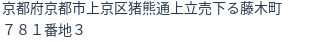 住所(登記所在地)