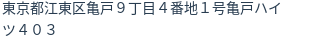住所(登記所在地)
