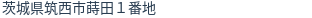 住所（登記所在地）